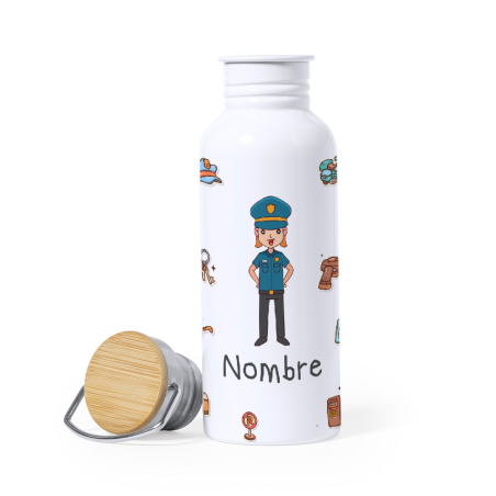 Botella lechera "POLICIA" 700ml.