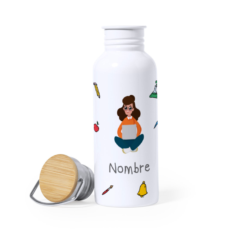 Botella lechera "MAESTRA" 700ml.