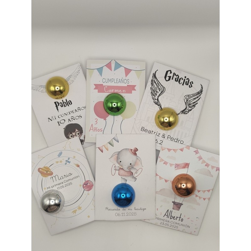 Tarjeta con labial de vainilla