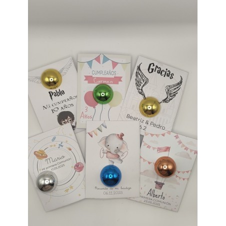 Tarjeta con labial de vainilla