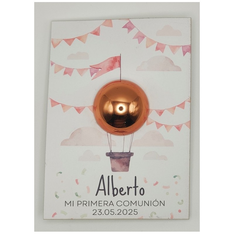 Tarjeta con labial de vainilla