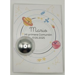 Tarjeta con labial de vainilla