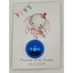 Tarjeta con labial de vainilla