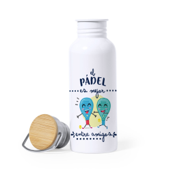 Botella lechera "PADEL" 700ml.