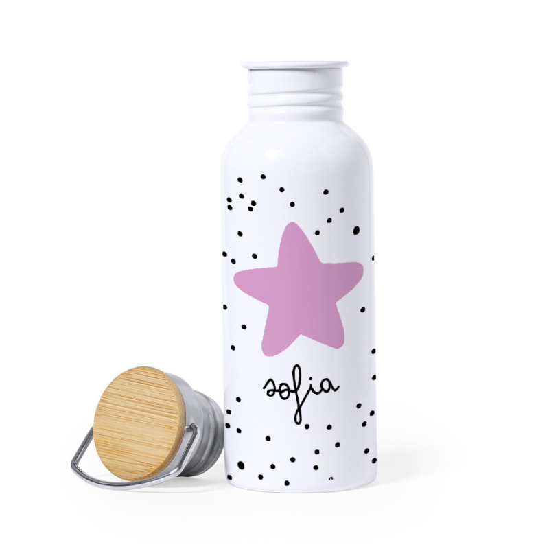 Botella lechera "ESTRELLA MALVA" 700ml.